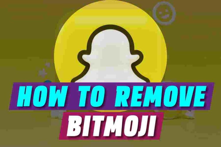 How To Remove Bitmoji
